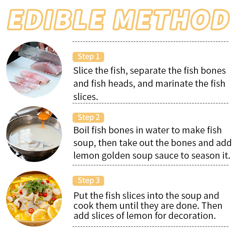 Lemon gold soup sauce