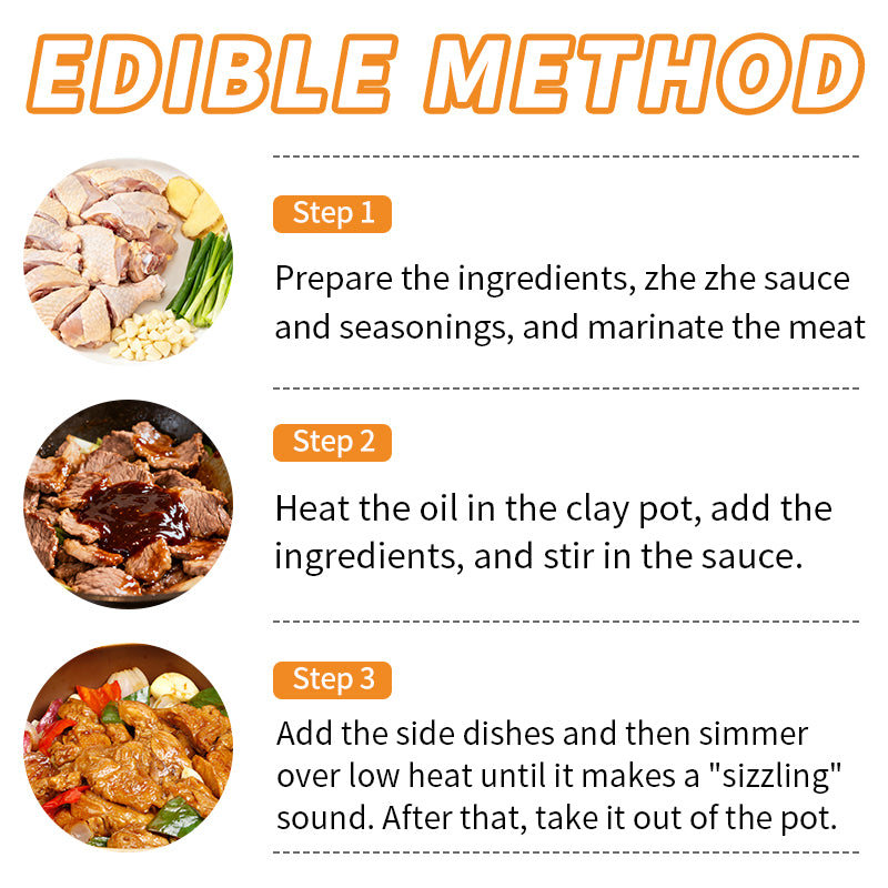 Cantonese-style claypot sauce